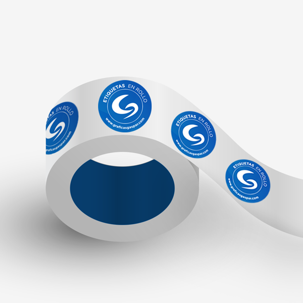 Pegatinas en rollo graficasgaspar